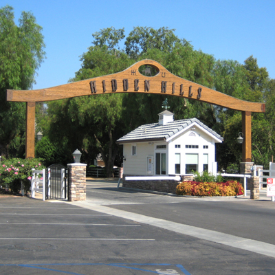 Entrance To The City Of Hidden Hills hidden hills gate