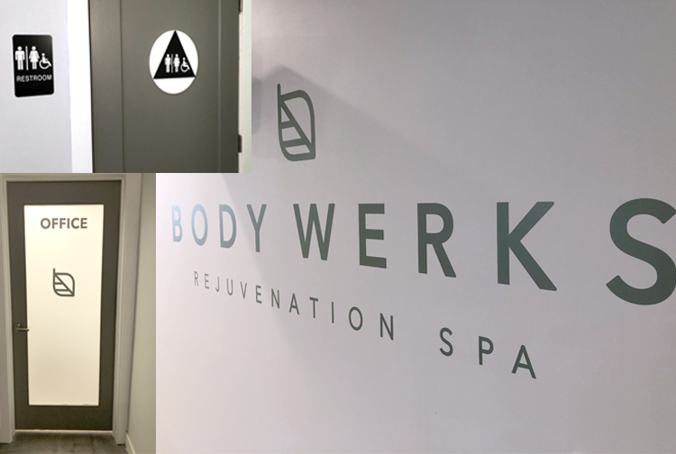 Bodywerks Interior & ADA Signs Bodywerks Spa